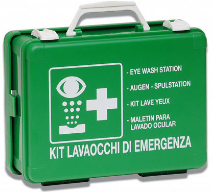 Immagine di Cassetta di Pronto Soccorso a Valigetta - Kit Lavaocchi