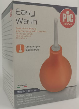 Immagine di Peretta in gomma "Pic" con canula Easy Wash