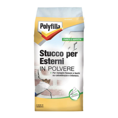 Immagine di Polyfilla stucco per esterni in polvere