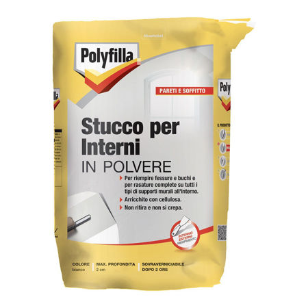 Immagine di Polyfilla stucco per interni in polvere