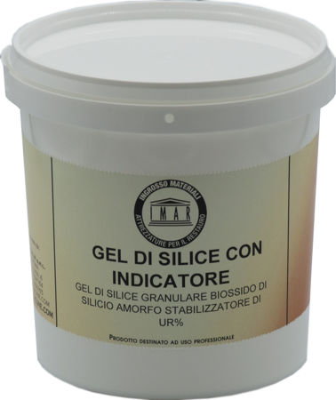 Immagine di Gel di Silice in grani con indicato